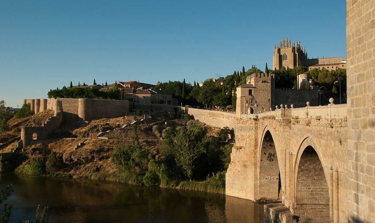 spain, toledo, bridge