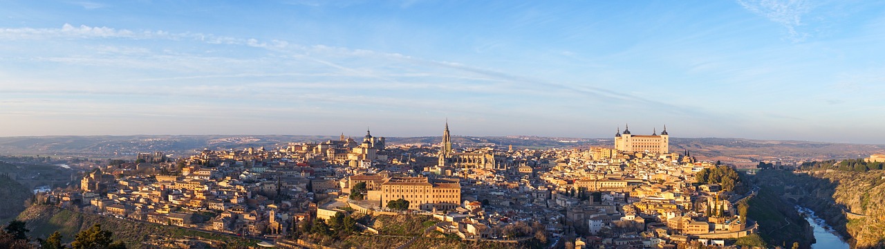 panorama, toledo, spain